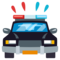 Oncoming Police Car emoji on Emojione